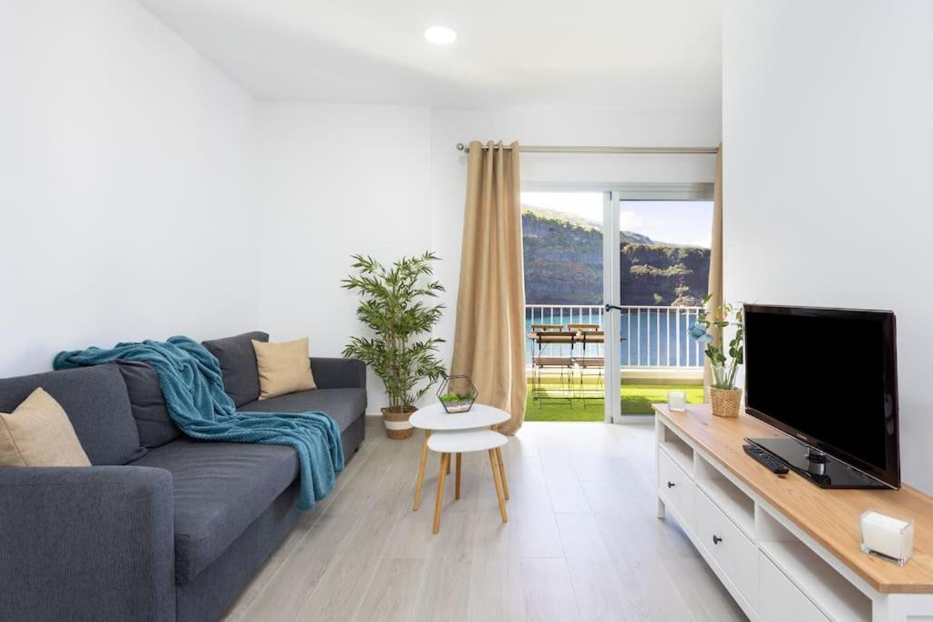 イコー・デ・ロス・ビノスVivienda Atlantico Con Terraza Y Vistas Espectacularesアパートメント エクステリア 写真